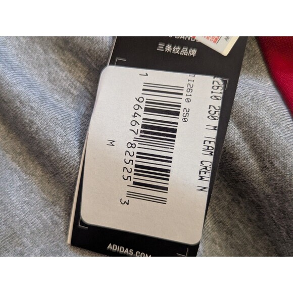 Adidas NC State Wolfpack Sweatshirt Men M Gray Team Issued Pullover NCAA - Picture 8 of 11